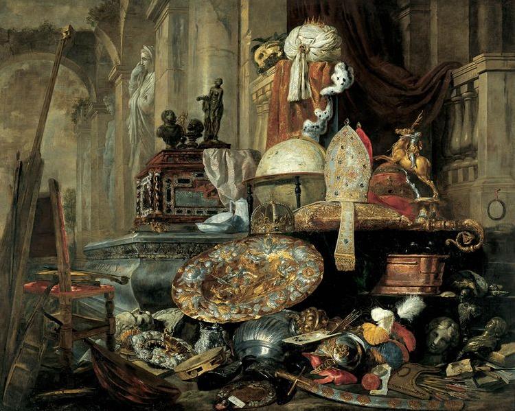BOEL, Pieter Allegorie der Verganglichkeit der Welt oil painting image